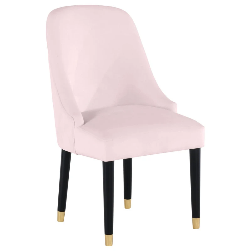 MOD The Maisie Dining Chair, Pink, Velvet, Set Of 2 6 MOD The Maisie Dining Chair, Pink, Velvet, Set Of 2 - Image 4