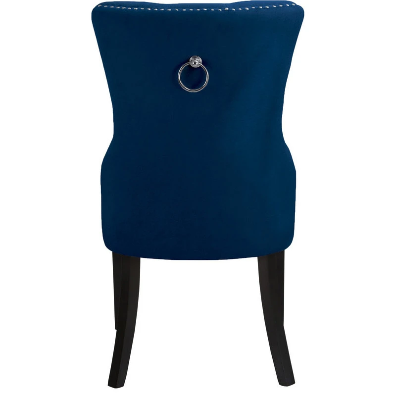 MOD The Monarch Dining Chair, Navy, Velvet Set Of 2 4 MOD The Monarch Dining Chair, Navy, Velvet Set Of 2 - Image 2