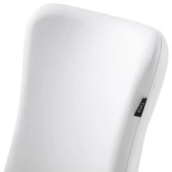 Zuri Furniture Modern Norma Dining Chair - White With Polished Stainless Steel Base -abbyson shop e4e17e960d0937bf 8241 w800 h800 b1 p0