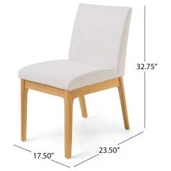 GDFStudio Oceanna Mid Century Modern Dining Chairs, Set Of 2, Light Beige/Oak, Fabric 13 GDFStudio Oceanna Mid Century Modern Dining Chairs, Set Of 2, Light Beige/Oak, Fabric -abbyson shop e511748f01c42425 3401 w800 h800 b1 p0
