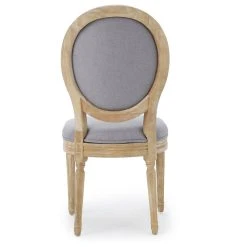 GDFStudio GDF Studio Phinnaeus French Country Fabric Dining Chairs (Set Of 2), Light Gray -abbyson shop e5713b6301b84c24 1444 w800 h800 b1 p0