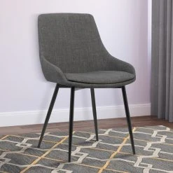 Armen Living Mia Contemporary Dining Chair - Charcoal -abbyson shop e671bc0101b0f6a3 8827 w800 h800 b0 p0
