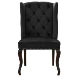 MOD The Florence Dining Chair, Black, Velvet, Set Of 2 -abbyson shop e7a1bcee0274134d 0746 w800 h800 b1 p0