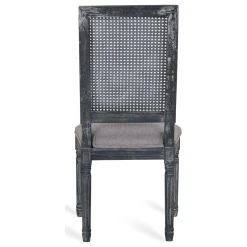 GDFStudio Brownell French Country Wood And Cane Upholstered Dining Chair, Set Of 2, Gray 20 GDFStudio Brownell French Country Wood And Cane Upholstered Dining Chair, Set Of 2, Gray -abbyson shop e8913a2b00a7604d 4801 w800 h800 b1 p0