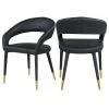 MOD The Prescott Dining Chair, Black, Faux Leather