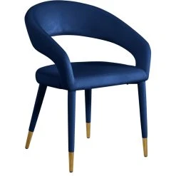 MOD The Prescott Dining Chair, Navy, Velvet -abbyson shop e911a68f018eeff9 0736 w800 h800 b1 p0