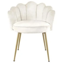 MOD The Perla Dining Chair, Cream, Velvet, Set Of 2 -abbyson shop e981215f02741728 0722 w800 h800 b1 p0