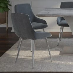WHI Set Of 2 Upholstered Side Chair, Light Gray 11 WHI Set Of 2 Upholstered Side Chair, Light Gray -abbyson shop e9e19a200e8c7f22 5157 w800 h800 b0 p0