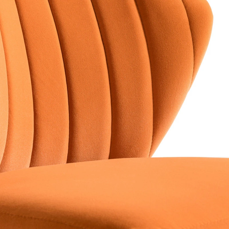 MOD The Audrey Dining Chair, Velvet, Set Of 2, Orange 9 MOD The Audrey Dining Chair, Velvet, Set Of 2, Orange - Image 7