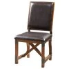 Olliix The Ivan Dining Chair, Chocolate Brown, Faux Leather -abbyson shop f49162470e6f2b4e 4844 w800 h800 b1 p0