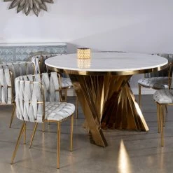 MOD The Eterno Dining Chair, Gray And Gold, Velvet -abbyson shop f5f18f930de6b4da 6658 w800 h800 b0 p0