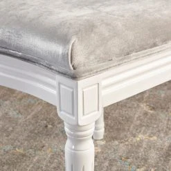 GDFStudio GDF Studio Phinnaeus Contemporary Velvet Dining Chairs (Set Of 2), Horizon Gray/ -abbyson shop f6b12c090f90687c 7457 w800 h800 b0 p0