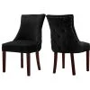 MOD The Splendor Dining Chair, Black, Velvet, Set Of 2 -abbyson shop f6e1fff9032dfd33 0746 w800 h800 b1 p0