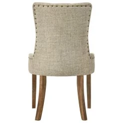 Acme Furniture Yotam Side Chair, Beige Fabric And Salvaged Oak Finish (2-Pc Set) -abbyson shop f71154490fadeeb8 6781 w800 h800 b1 p0