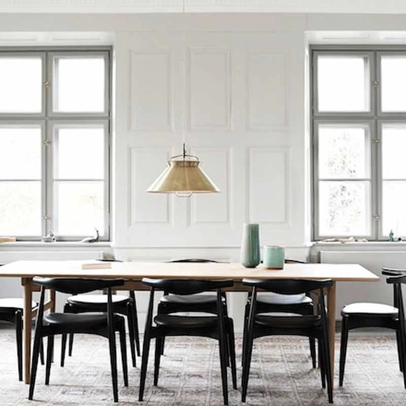 Homedotdot Set Of 2 Elbow Farmhouse Wooden Dining Chairs With PU Leather Seat, Black(assembled) 6 Homedotdot Set Of 2 Elbow Farmhouse Wooden Dining Chairs With PU Leather Seat, Black(assembled) - Image 4