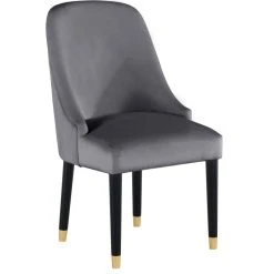 MOD The Maisie Dining Chair, Grey, Velvet, Set Of 2 12 MOD The Maisie Dining Chair, Grey, Velvet, Set Of 2 -abbyson shop f861c3d20eb16a4a 0745 w800 h800 b1 p0