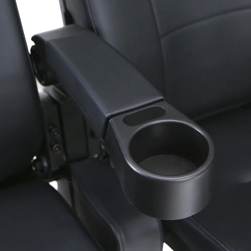 Seatcraft Zenith Movie Theater Seating, Black, Row Of 3 9 Seatcraft Zenith Movie Theater Seating, Black, Row Of 3 - Image 8