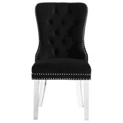 MOD The Dame Dining Chair, Black, Velvet, Set Of 2 12 MOD The Dame Dining Chair, Black, Velvet, Set Of 2 -abbyson shop fad164e40274134f 0743 w800 h800 b1 p0