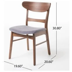 GDFStudio Skylar Dining Chairs, Set Of 4, Dark Gray/Walnut 21 GDFStudio Skylar Dining Chairs, Set Of 4, Dark Gray/Walnut -abbyson shop fc4121c00f907240 5219 w800 h800 b1 p0