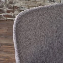 GDFStudio GDF Studio Serra Mid Century Fabric Dining Chairs, Set Of 2, Light Gray/Dark Bro -abbyson shop ff0171020f909fb9 1454 w800 h800 b0 p0