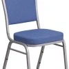 Flash Furniture Crown Back Stacking Banquet Chair In Blue Fabric - Silver Frame -abbyson shop home design 7