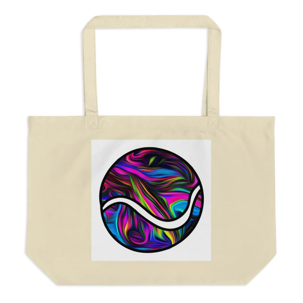 TENNIS INC NU Large Organic Tote Bag 5 TENNIS INC NU Large Organic Tote Bag - Image 3